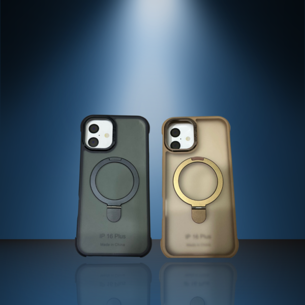 Estuche Magnetic Stand Elegance para iPhone 16 Plus