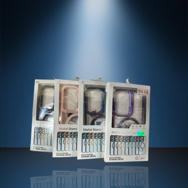 Estuche Metal Stand Ring Premium para Samsung S25 Plus